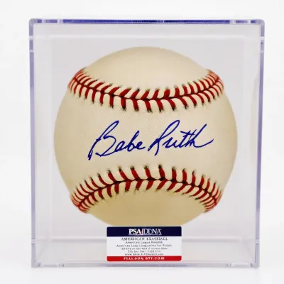 Babe Ruth Signed Baseball PSA/DNA